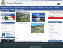 Tablet Screenshot of comune.trasaghis.ud.it